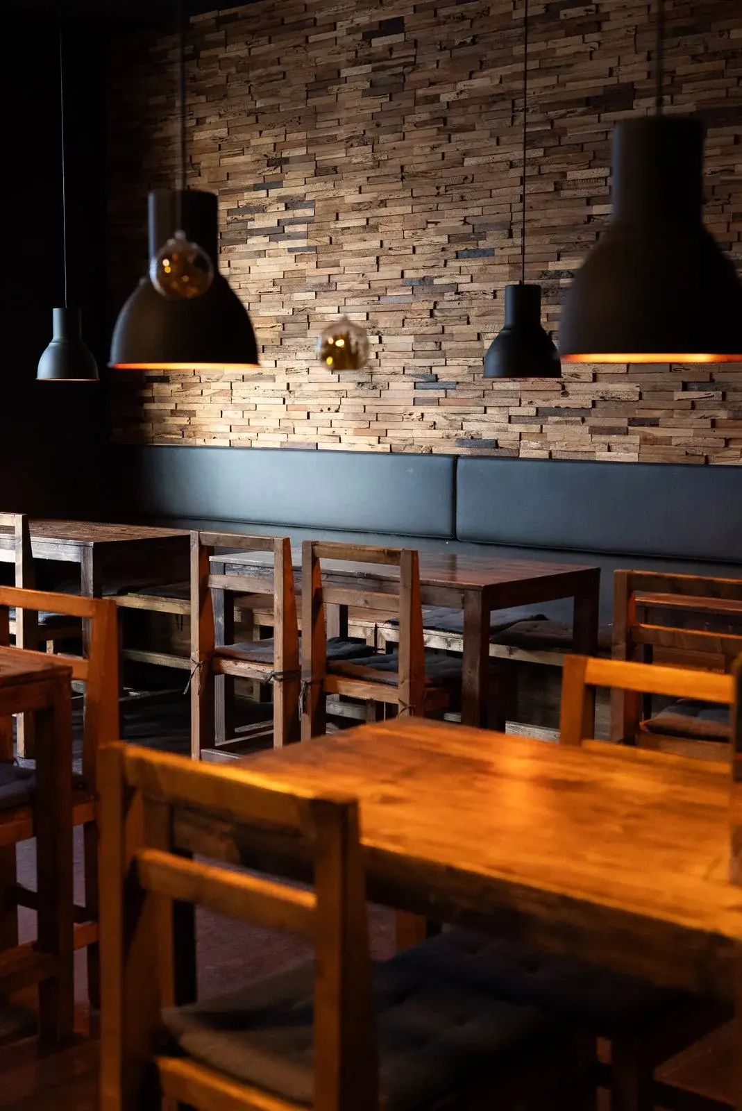 Dining room of MO Restaurant in Hamburg-Eppendorf
