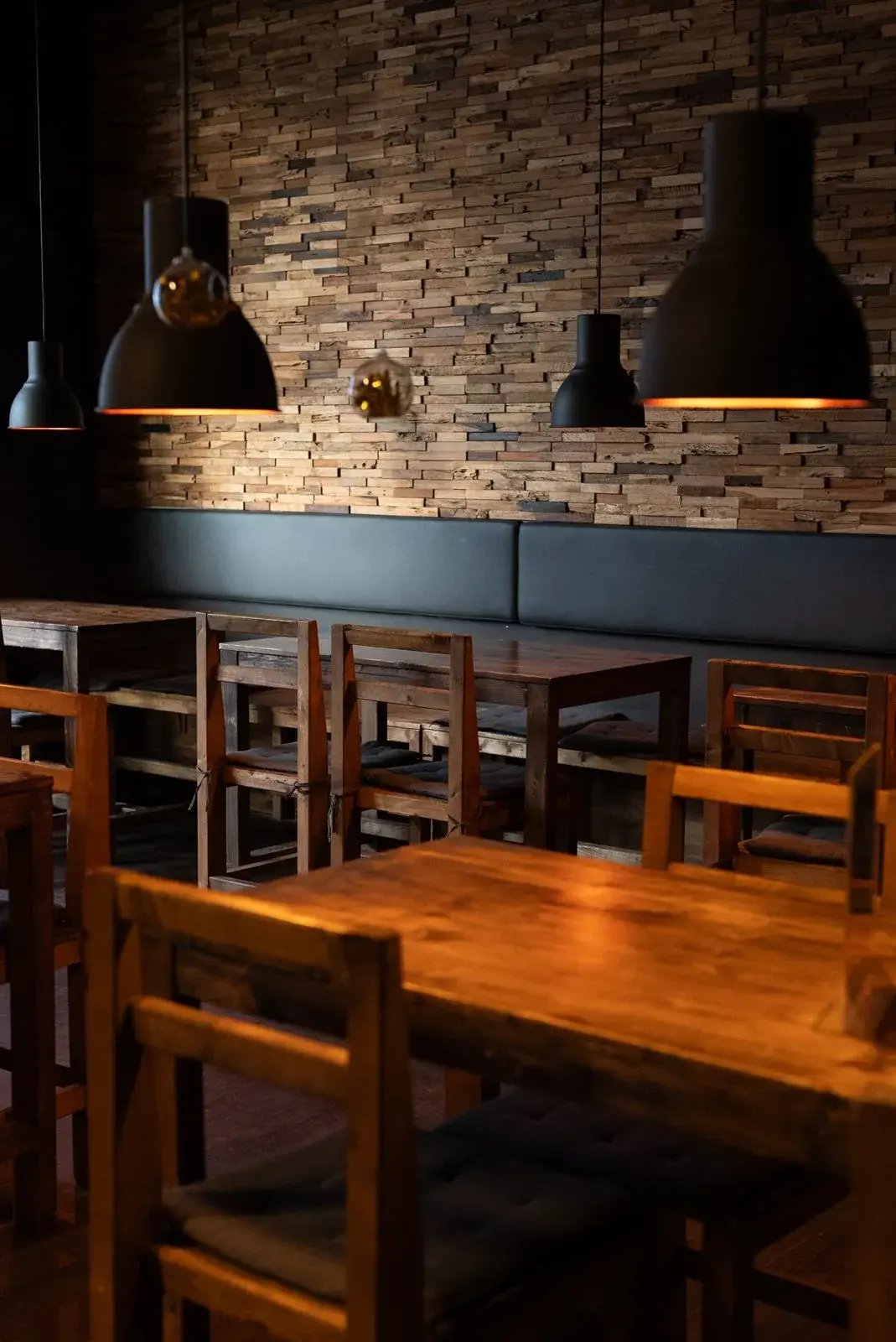 Dining room of MO Restaurant in Hamburg-Eppendorf